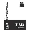 NAD T743 Manual de Servicio