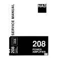 NAD 208 Manual de Servicio