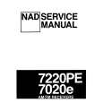 NAD 7020E Manual de Servicio