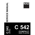 NAD C542 Manual de Servicio