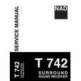 NAD T742 Manual de Servicio