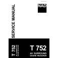 NAD T752 Manual de Servicio