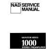 NAD 1000 MONITOR SERIES Manual de Servicio