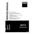 NAD AV711 Manual de Servicio