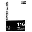 NAD 116 Manual de Servicio